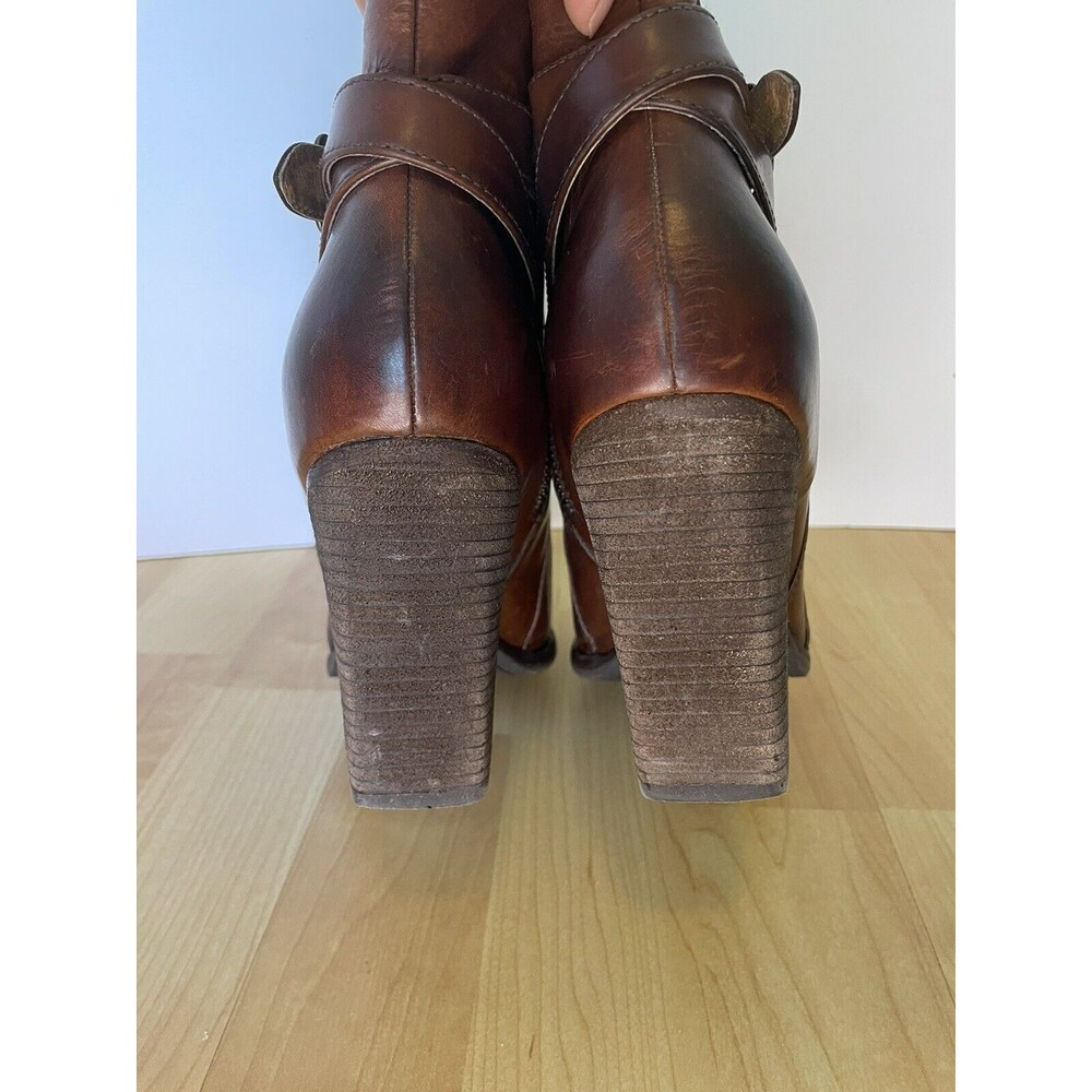 Frye Women’s Patty Riding Leather Ankle Boots Size 9.5 - Picture 9 of 14